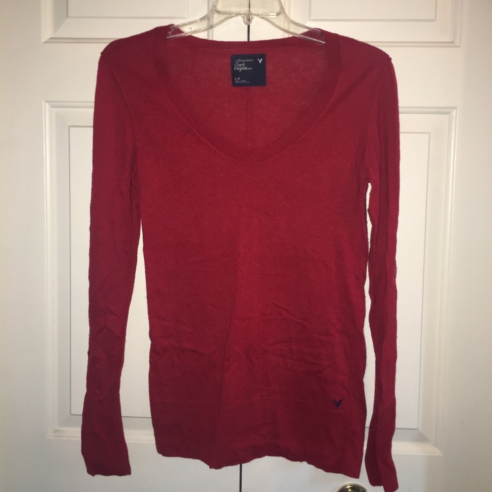 American Eagle Red Shirt